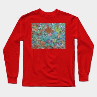 Gingko abstract Long Sleeve T-Shirt